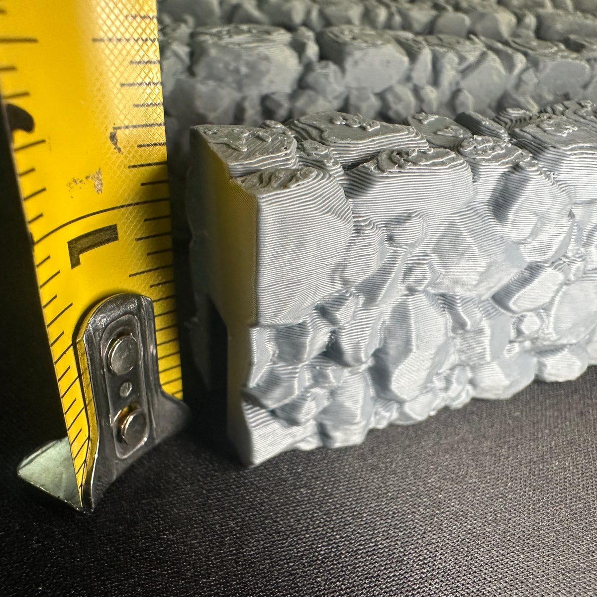 Modular Stone Fence Wall Set 1/32 Scale Toy Soldiers Civil Revolutionary World Wars 3D Accessory