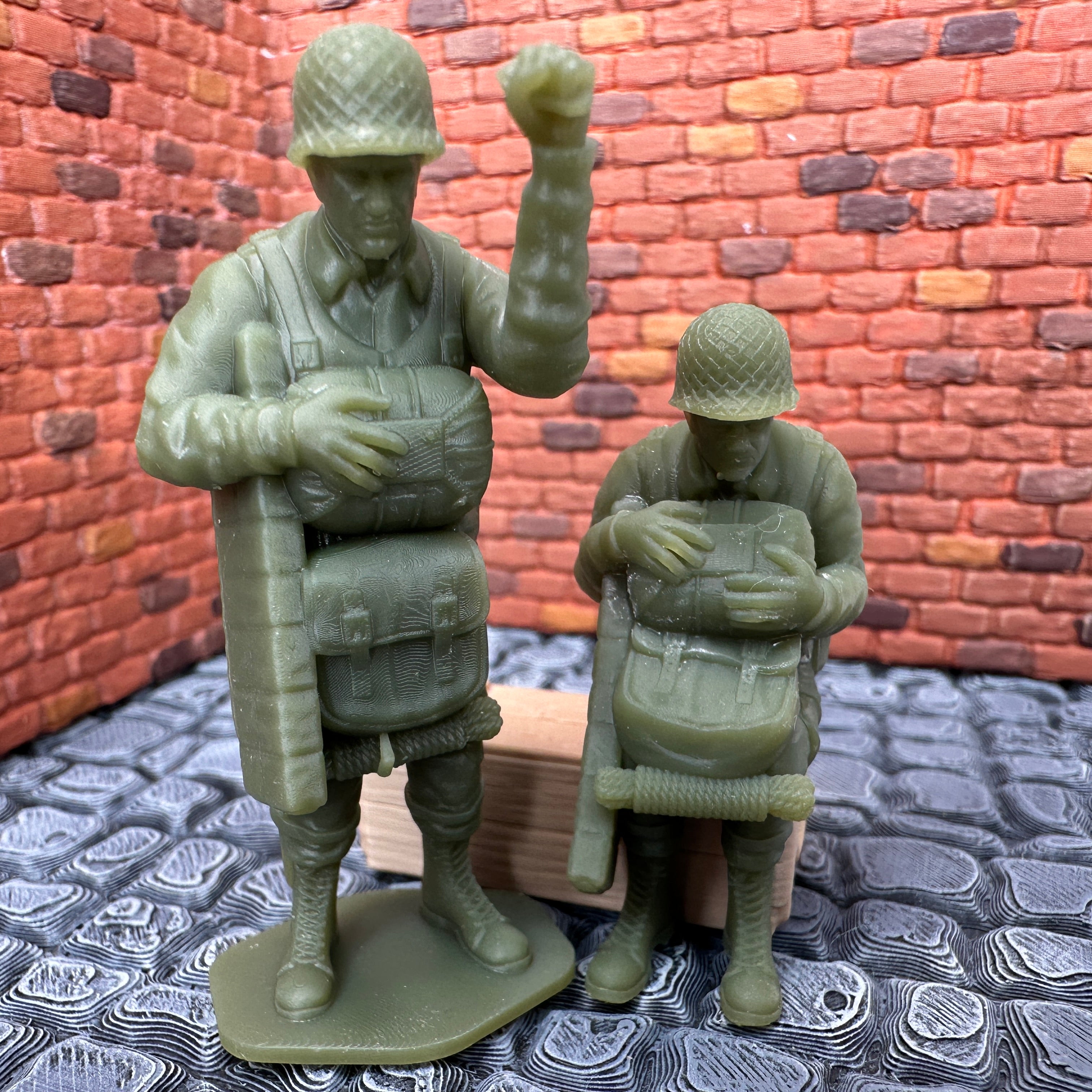 WW2 American Airborne Combat Equipment Set 1/32 Scale Toy Soldiers Wargaming Figures
