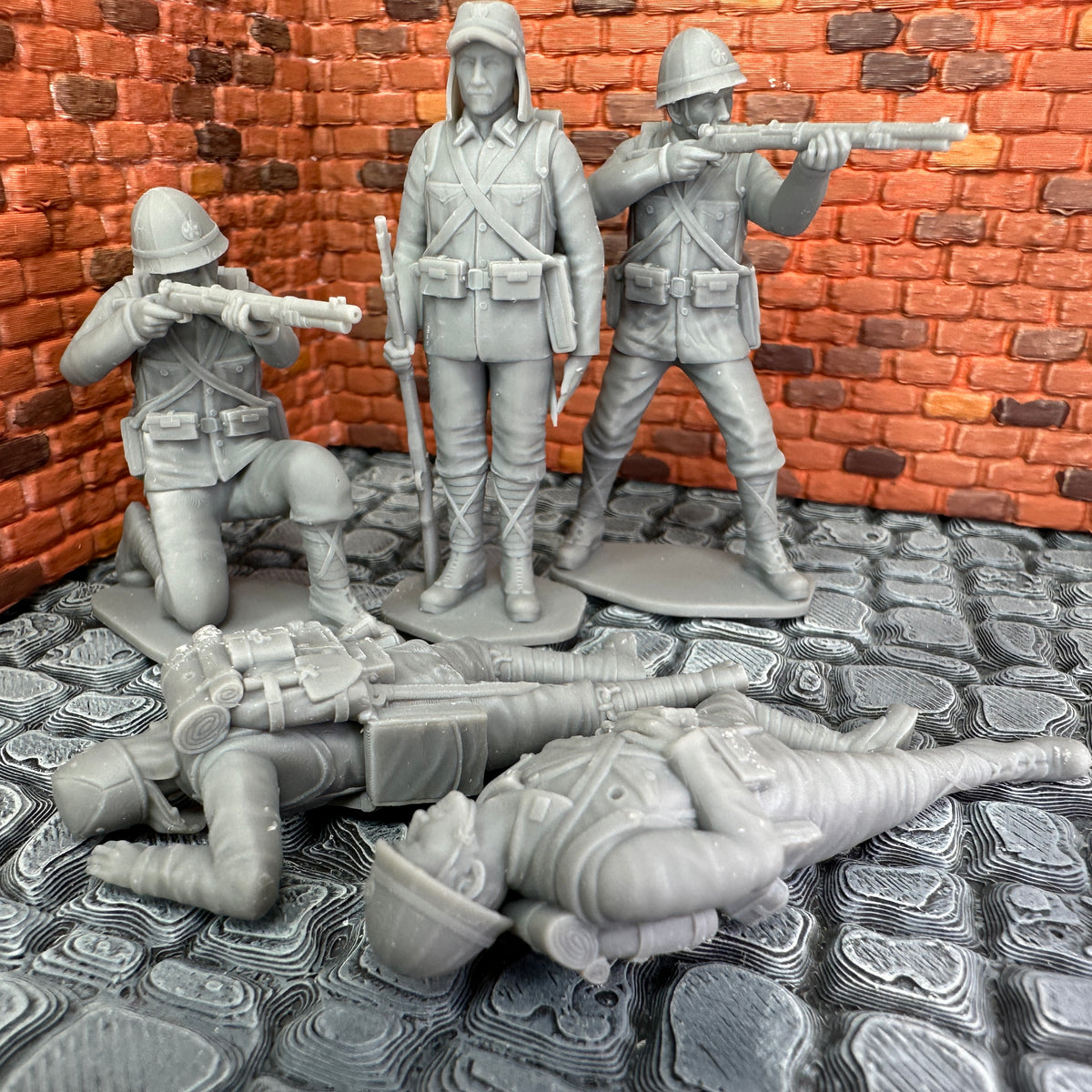 WW2 Japanese Soldier Set 1/32 Scale Wargame Figure