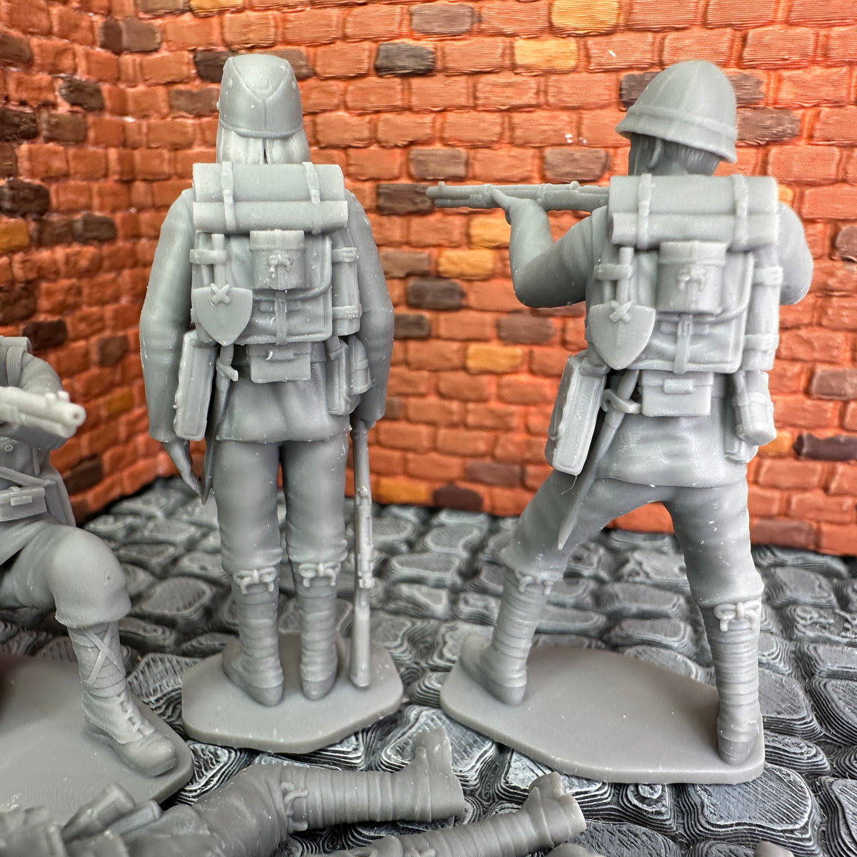 WW2 Japanese Soldier Set 1/32 Scale Wargame Figure