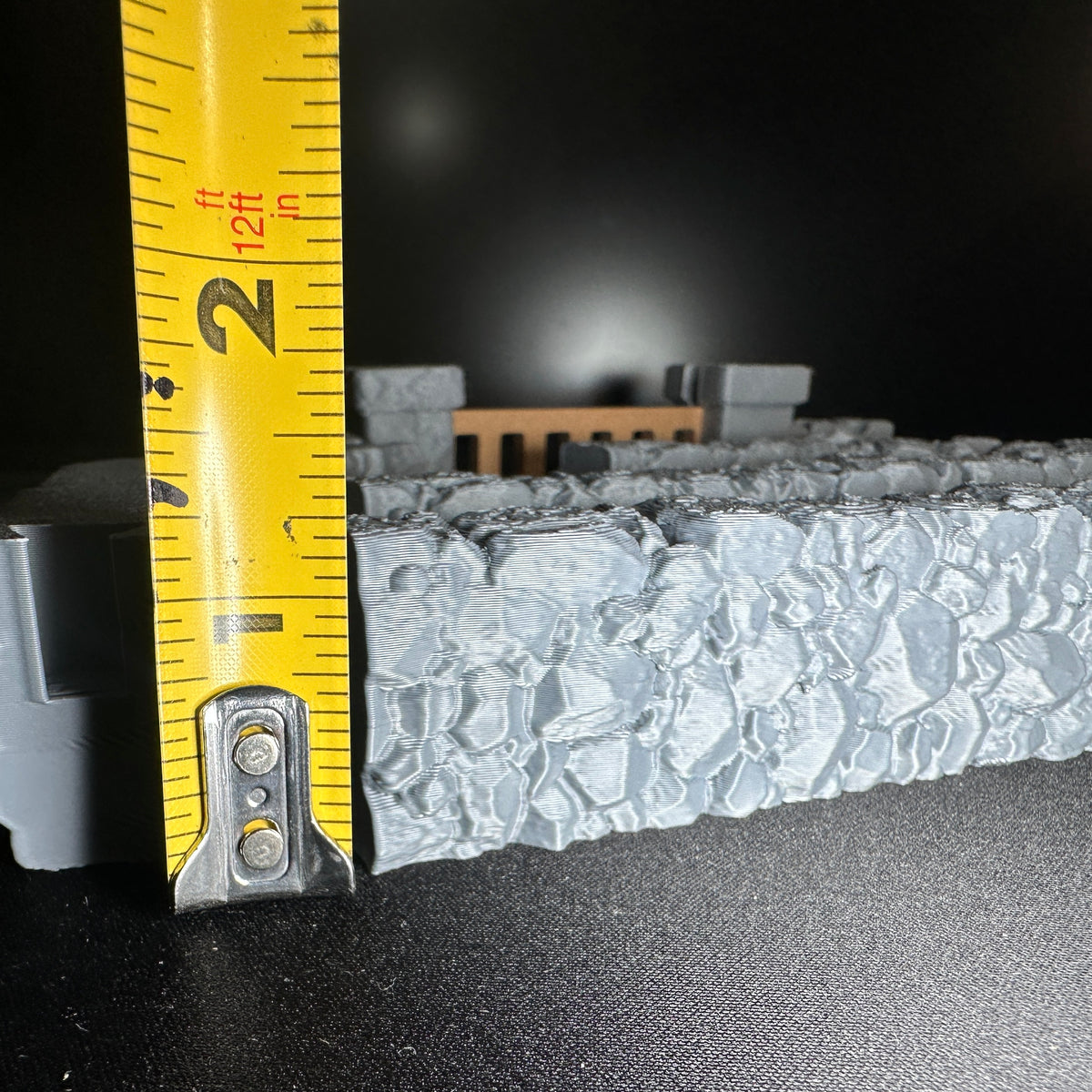 Modular Stone Fence Wall Set #2 1/32 Scale Toy Soldiers Civil Revolutionary World Wars 3D Accessory