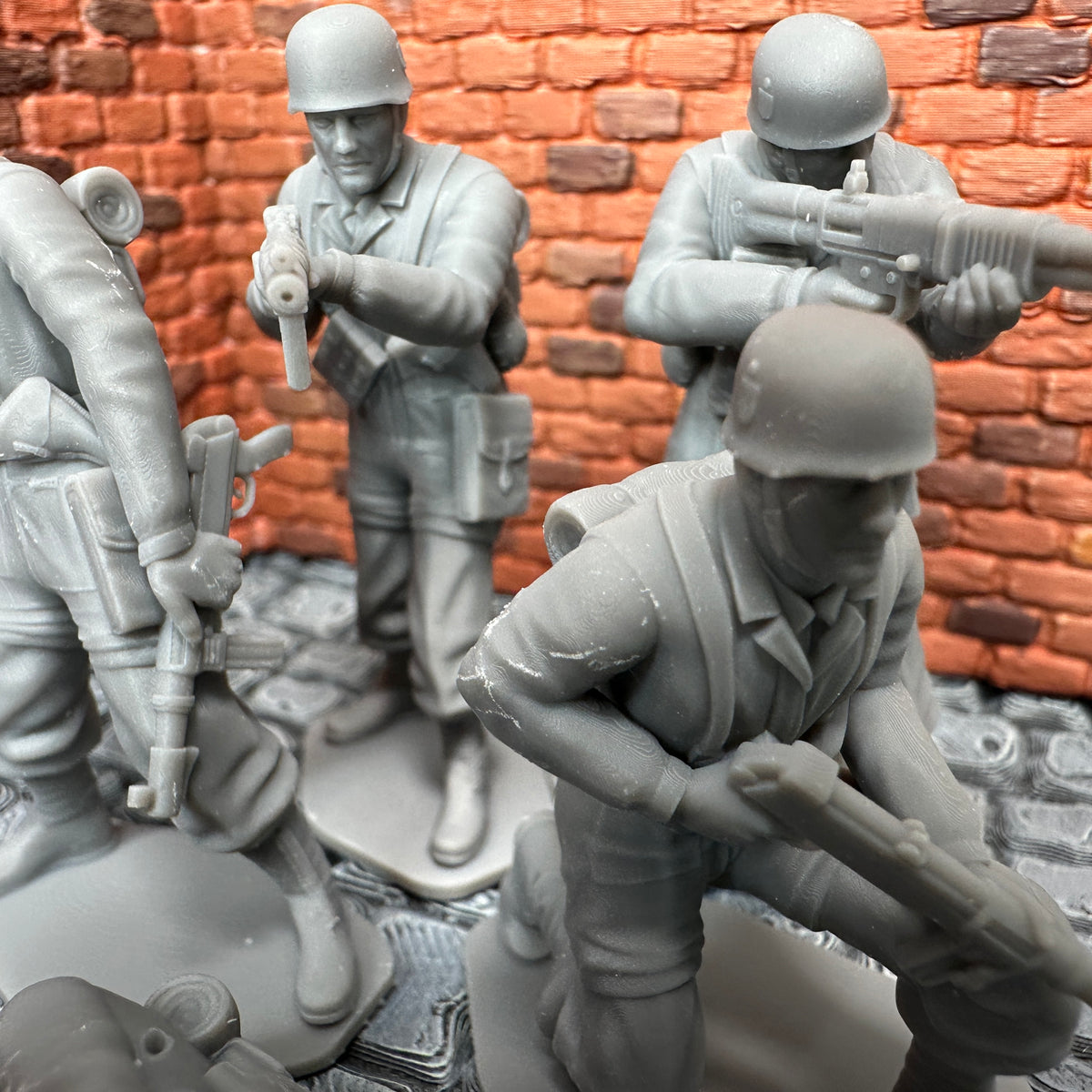WW2 German Paratrooper Set 1 Toy Soldier 1/32 Scale Wargaming Figures