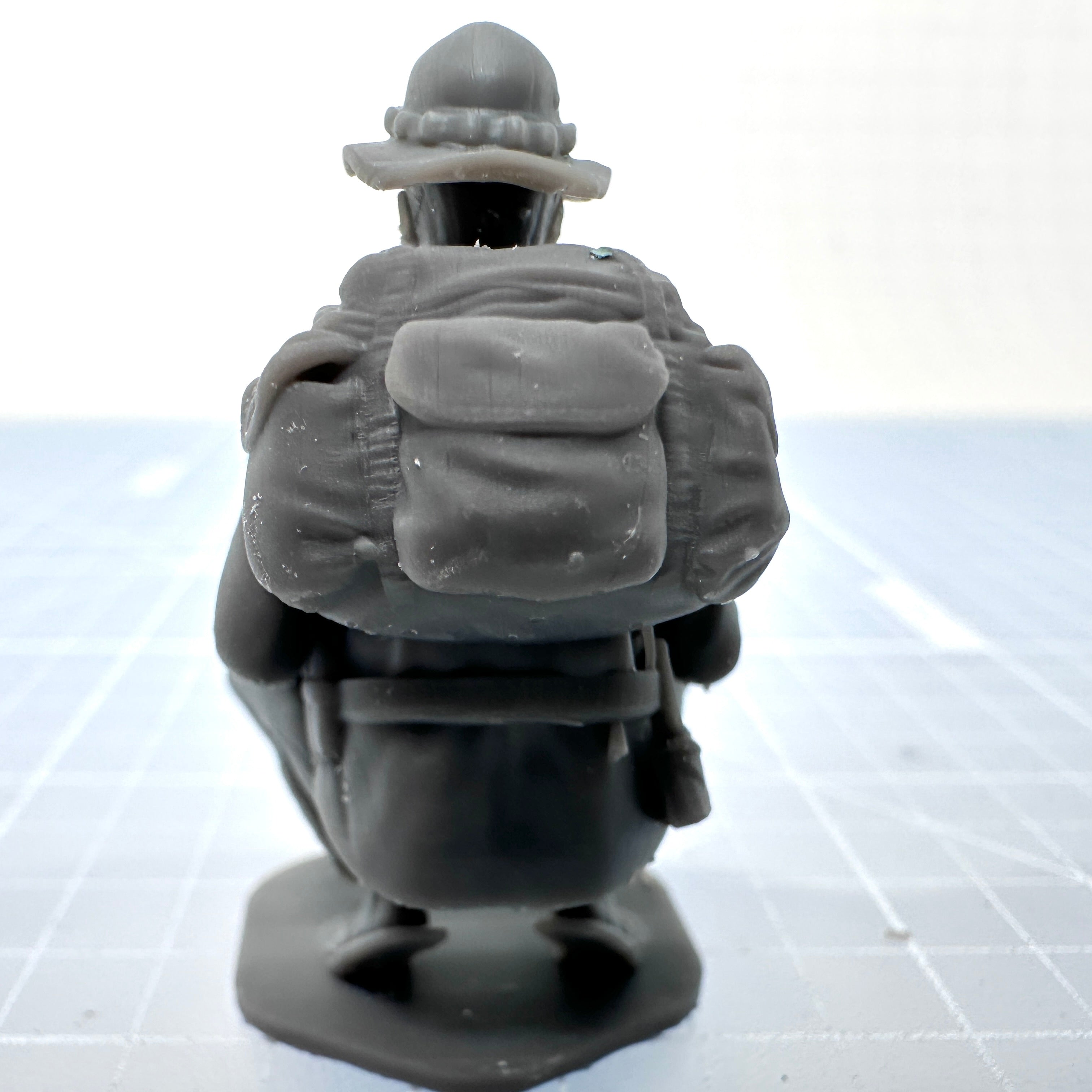 Vietnam NVA Squatting Soldier