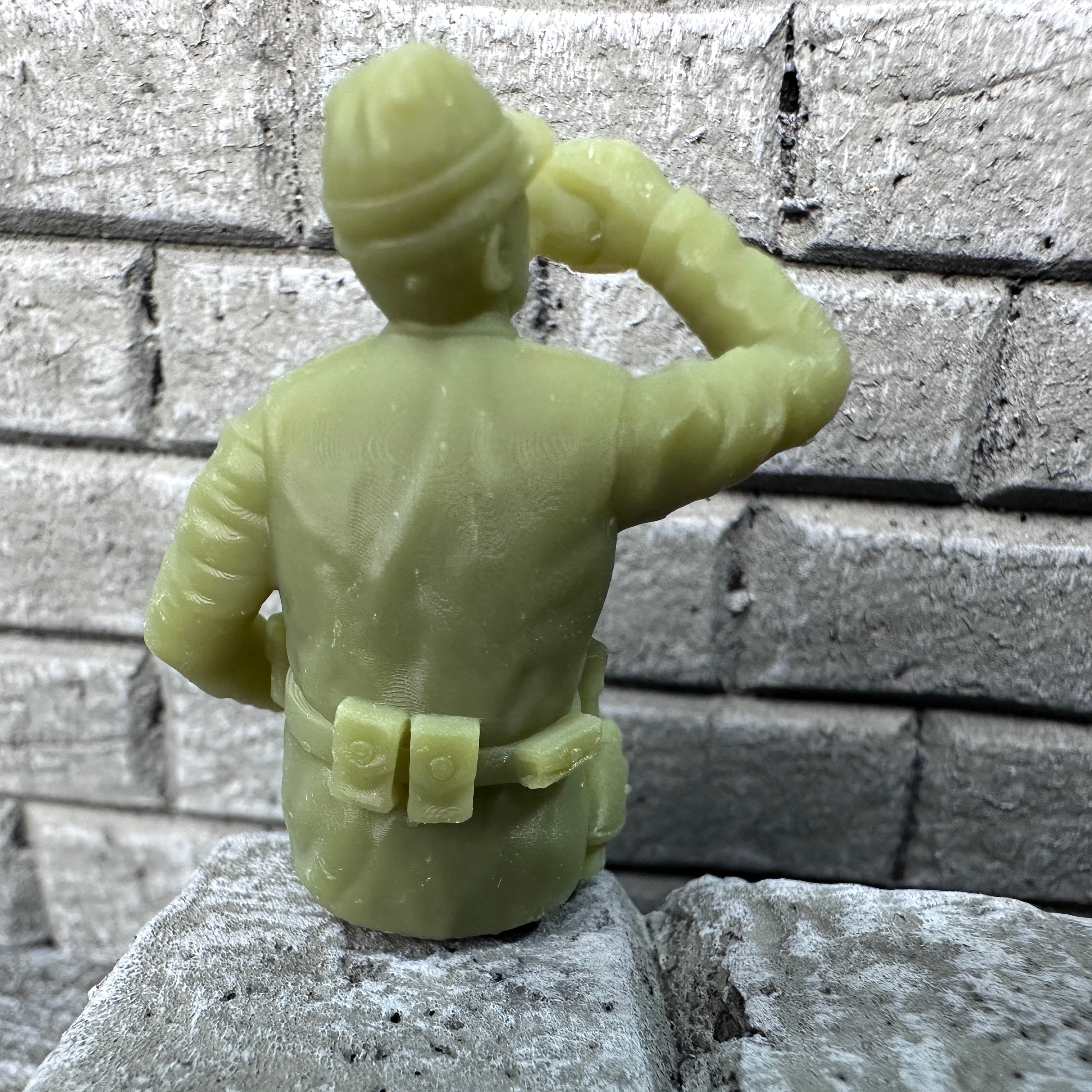 WW2 Soldier Drinking Canteen