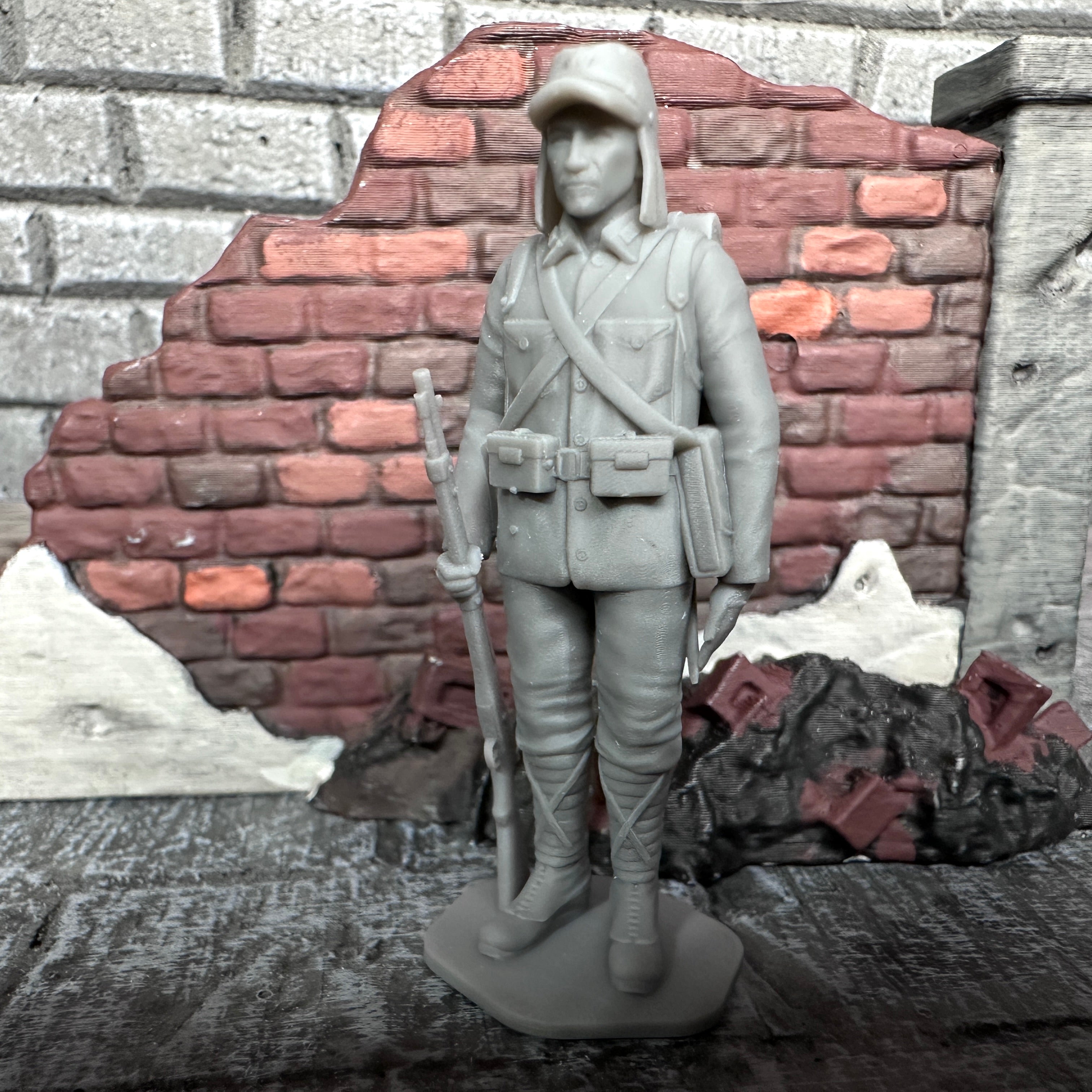 WW2 Japanese Soldier at Attention