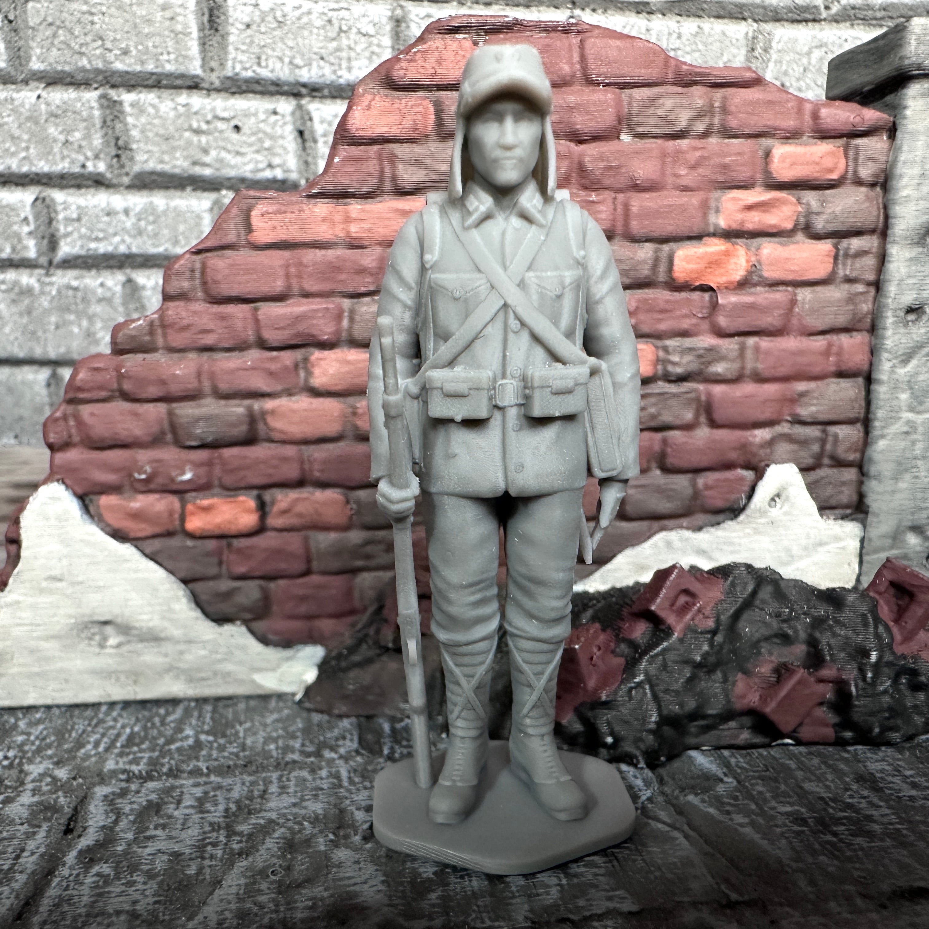 WW2 Japanese Soldier at Attention