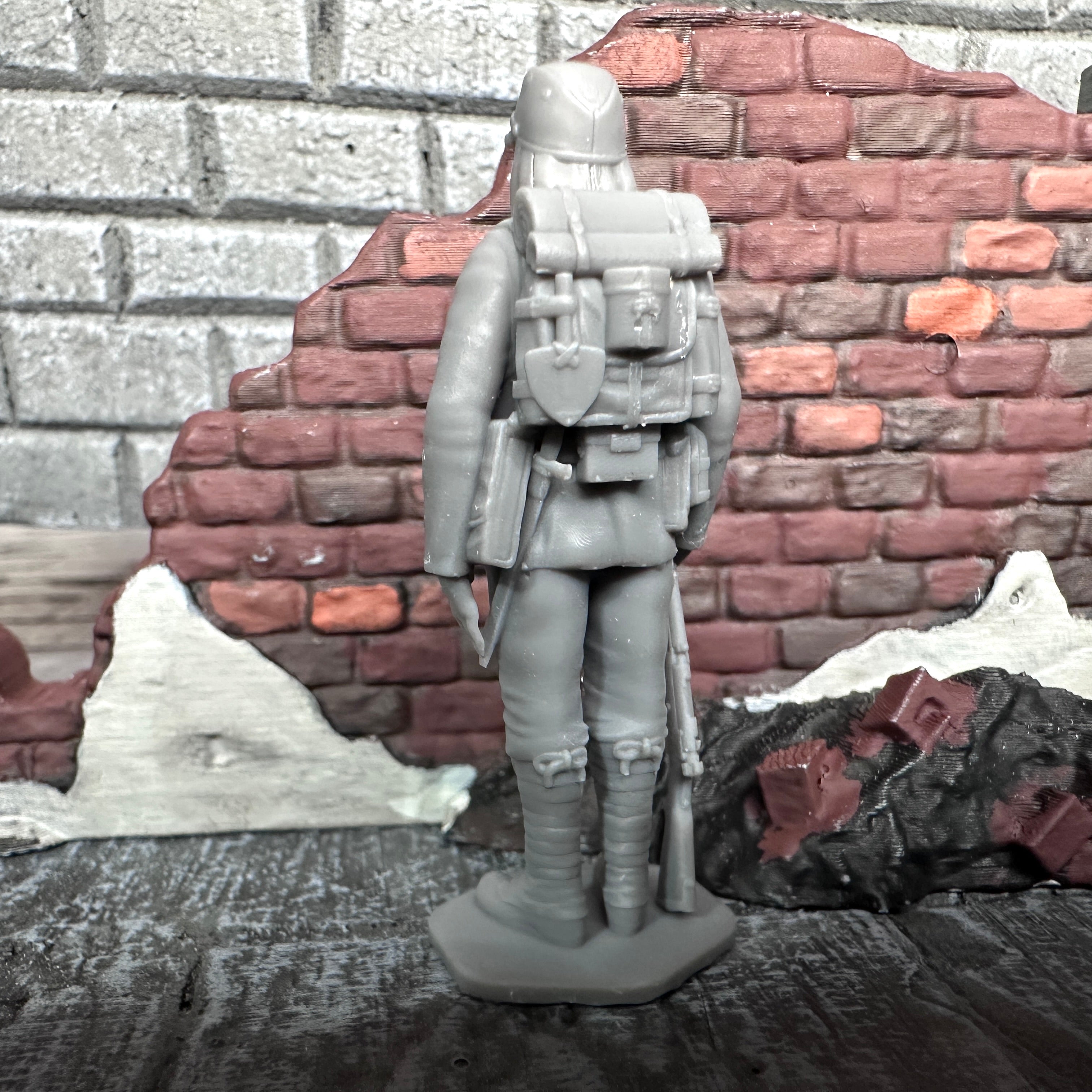 WW2 Japanese Soldier at Attention