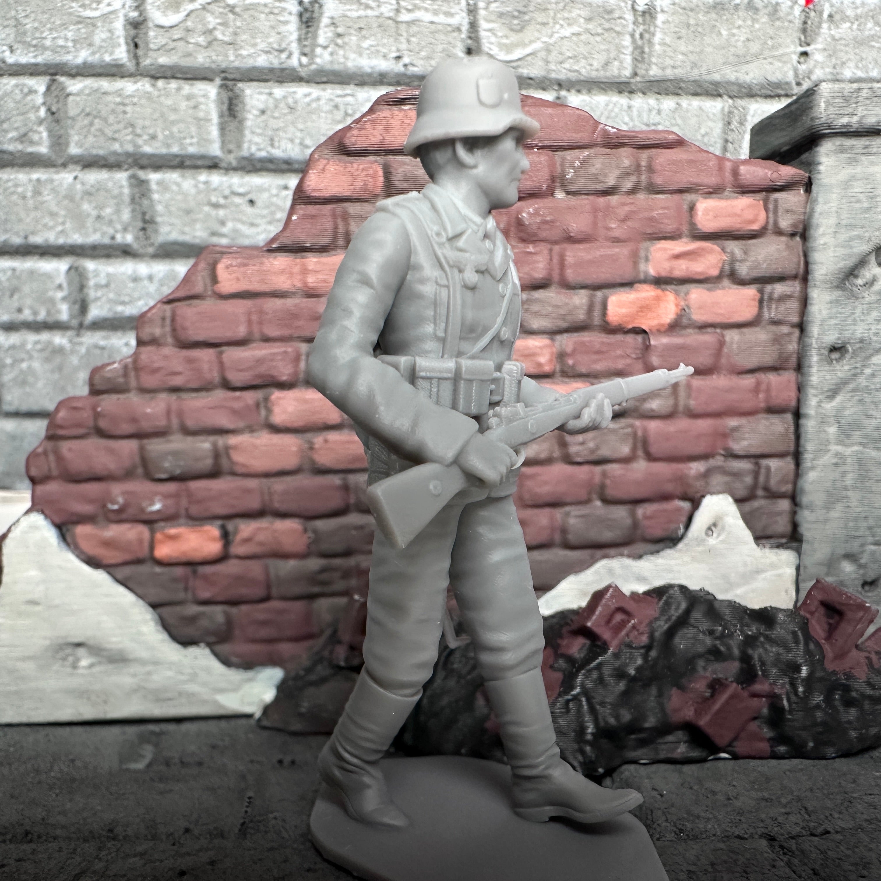 WW2 German Soldier on Patrol