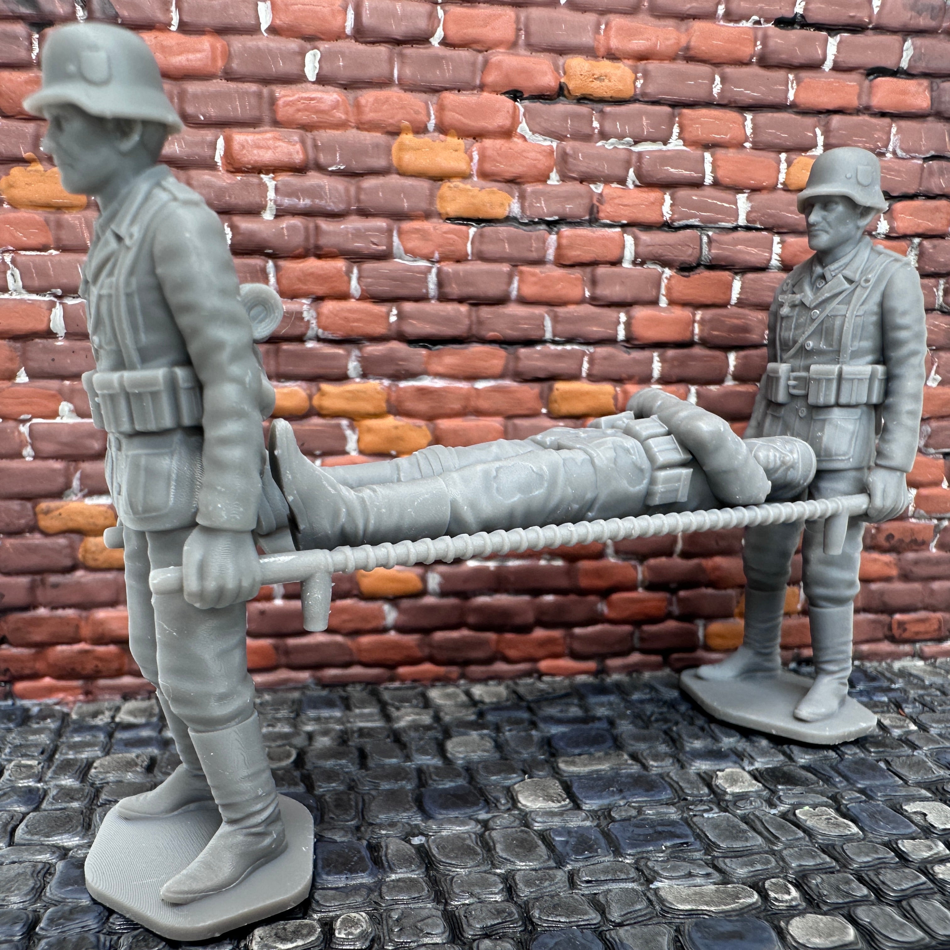 German Medical Stretcher Crew