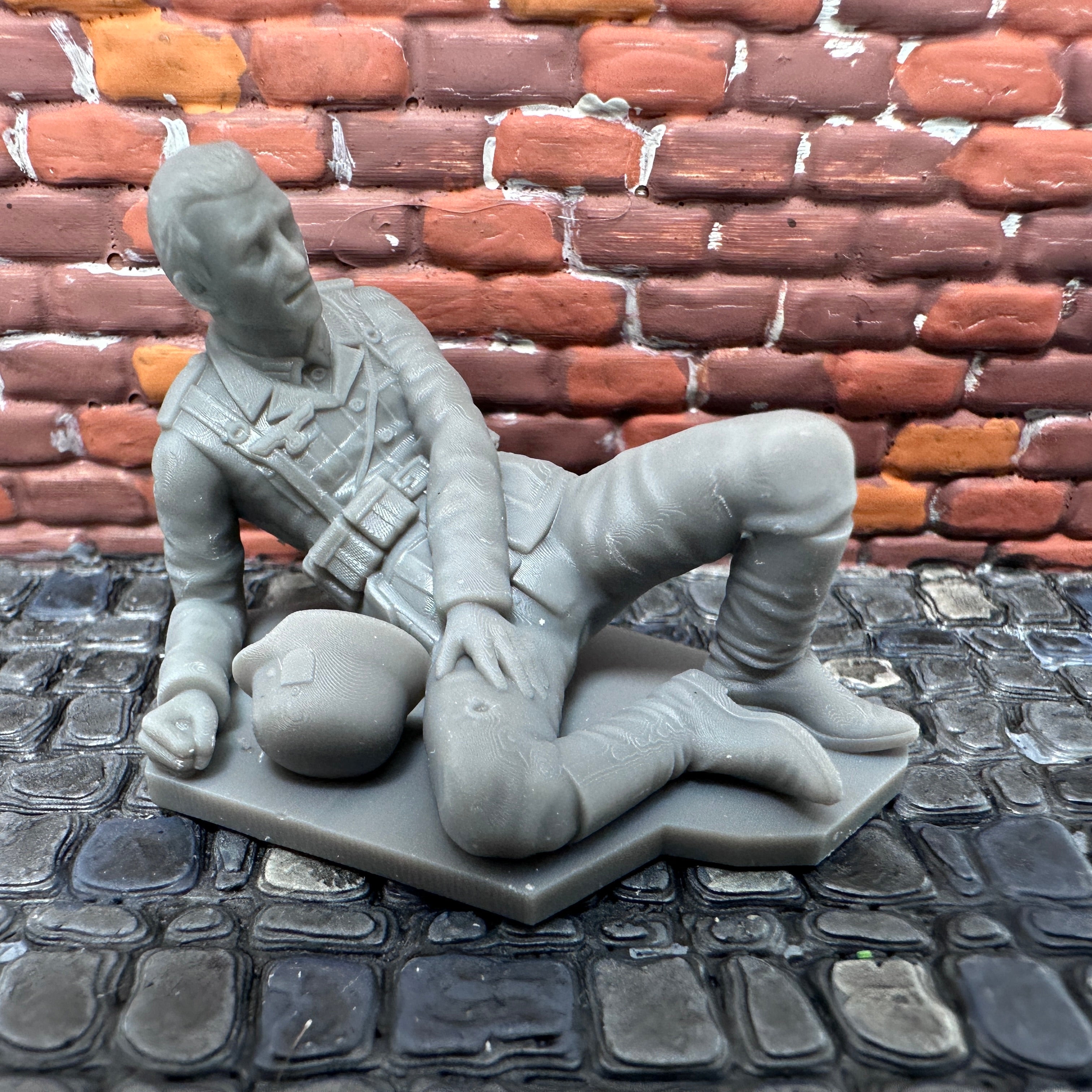 Wounded WW2 German Soldier