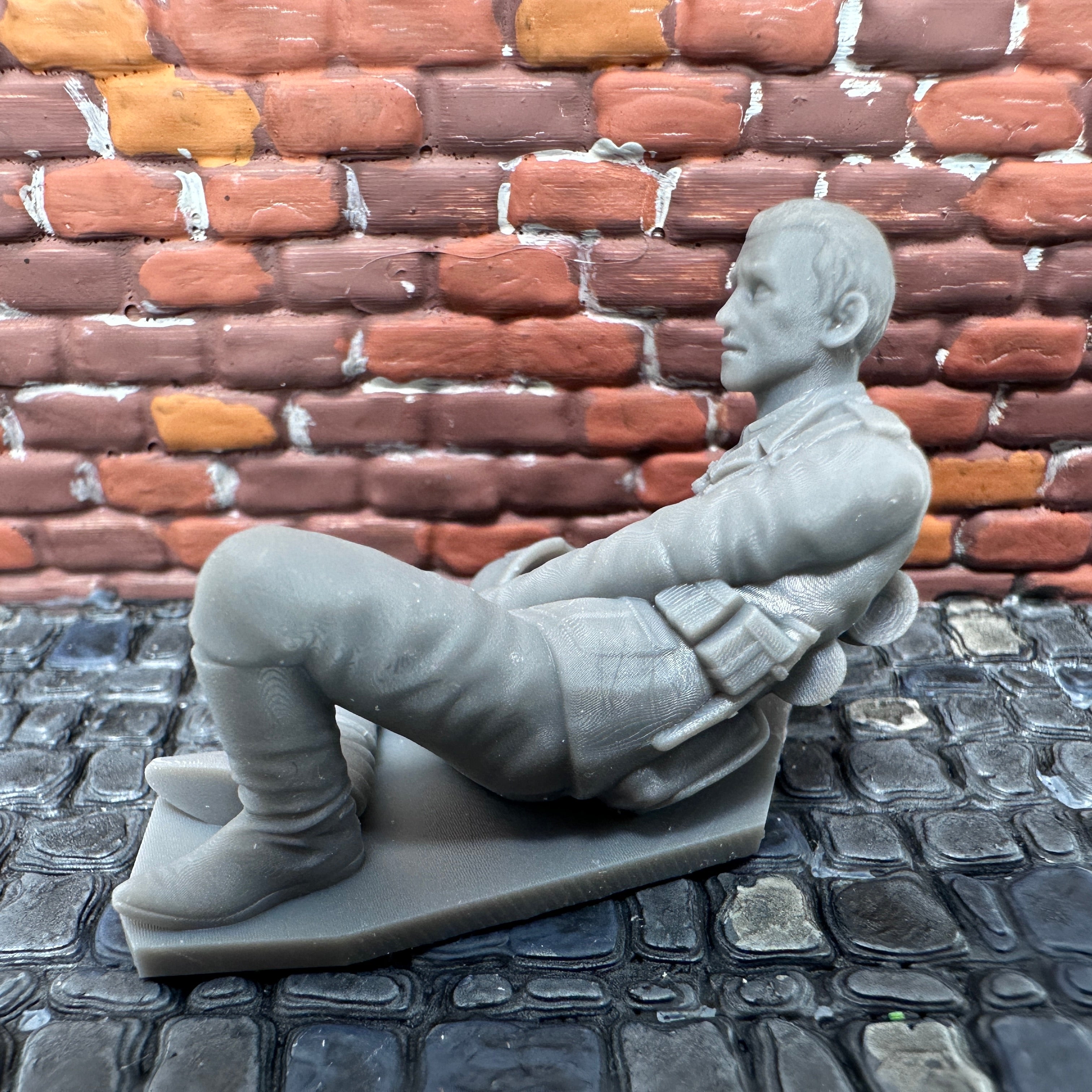 Wounded WW2 German Soldier