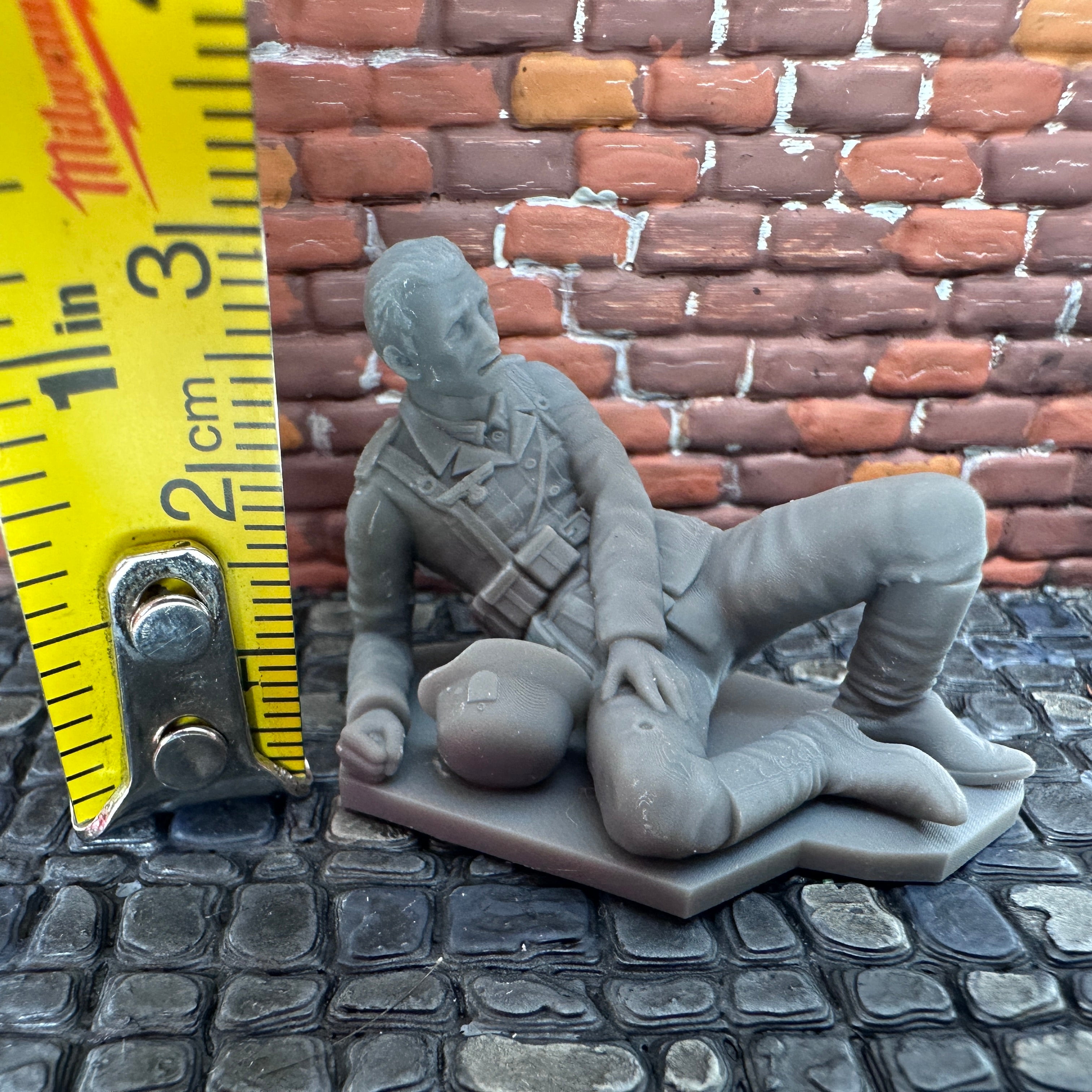 Wounded WW2 German Soldier