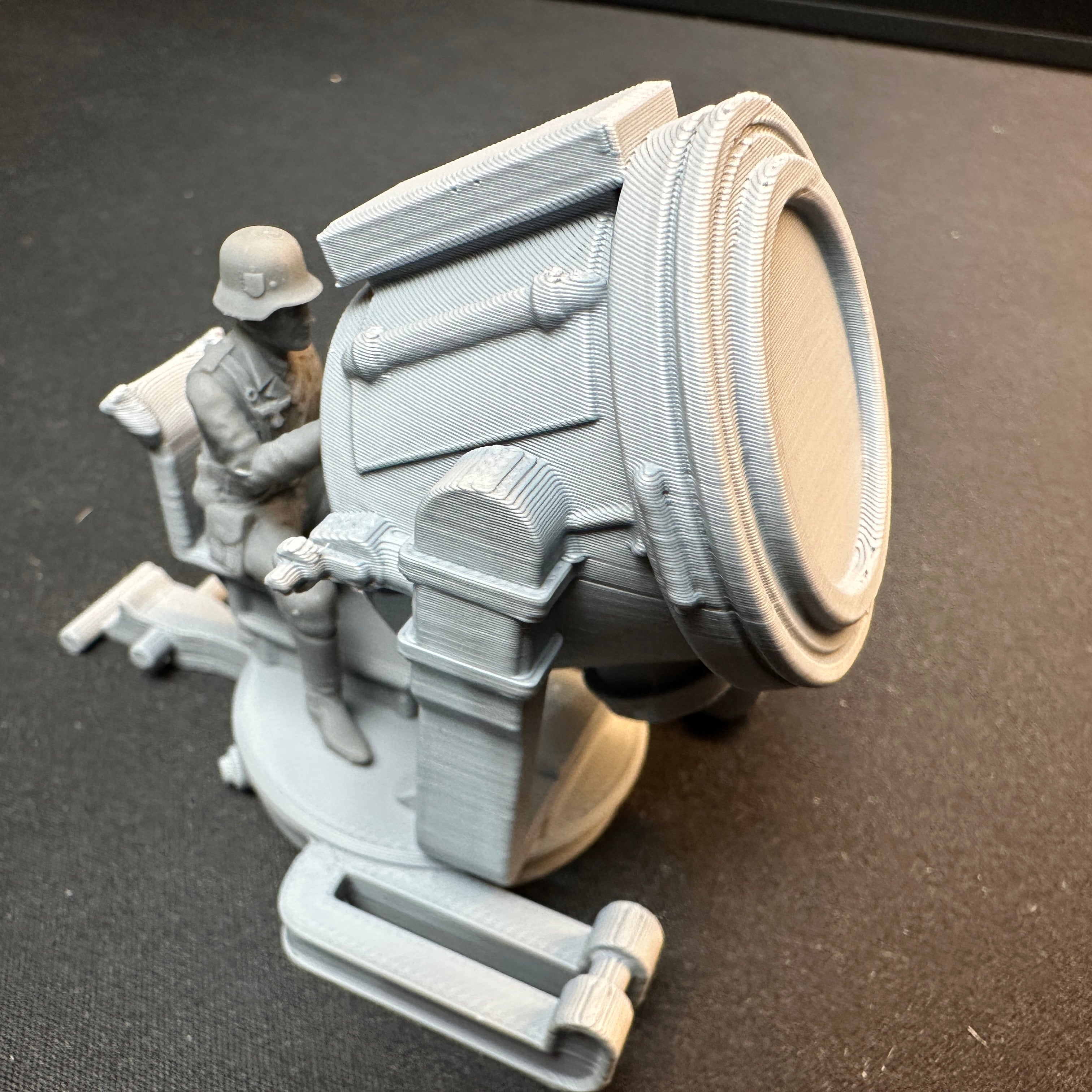 WW2 German Anti-Aircraft Searchlight Toy Soldier Set 1/32 Scale Wargaming Figure