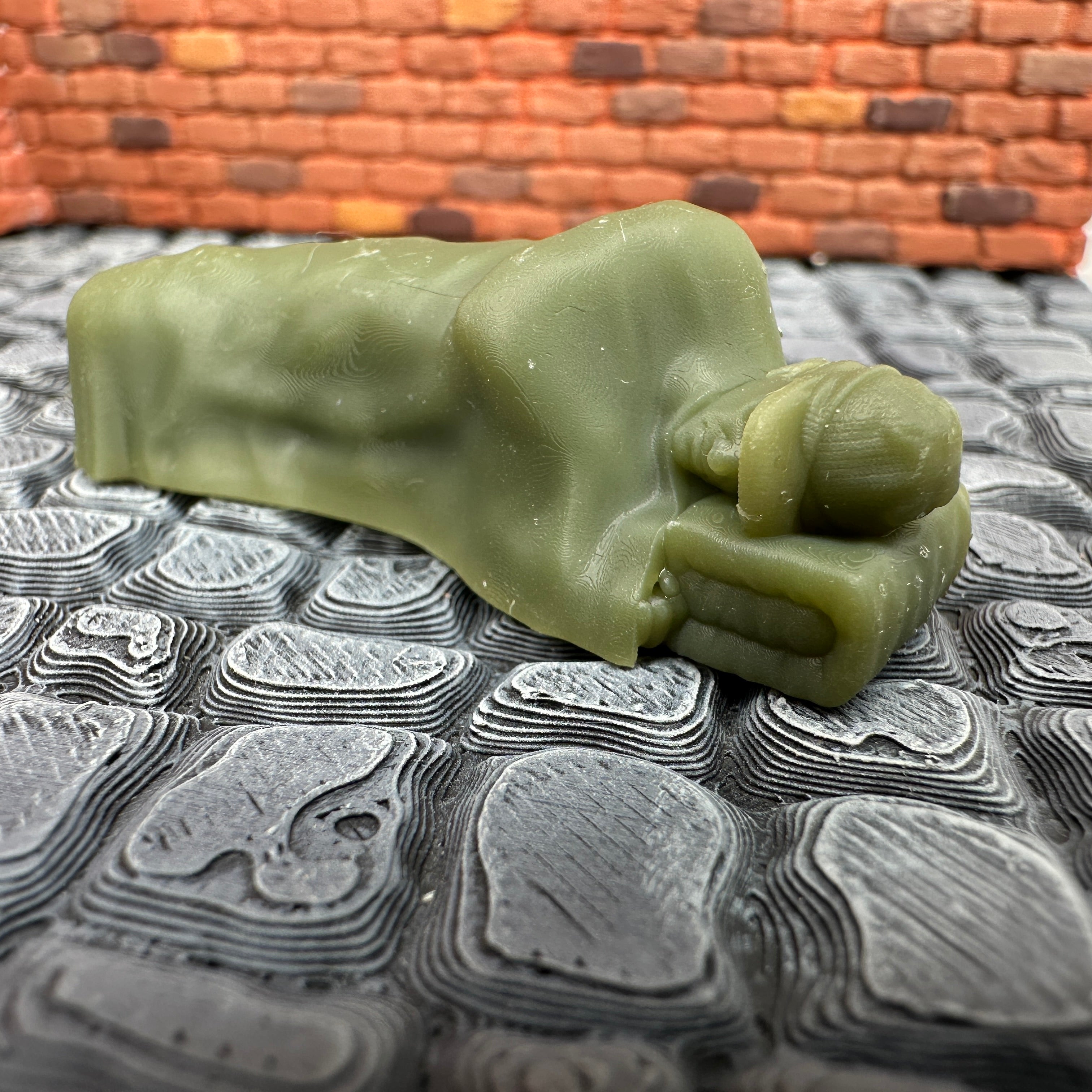 WW2 American Sleeping Soldier 1/32 Scale Toy Soldier Wargaming Figure