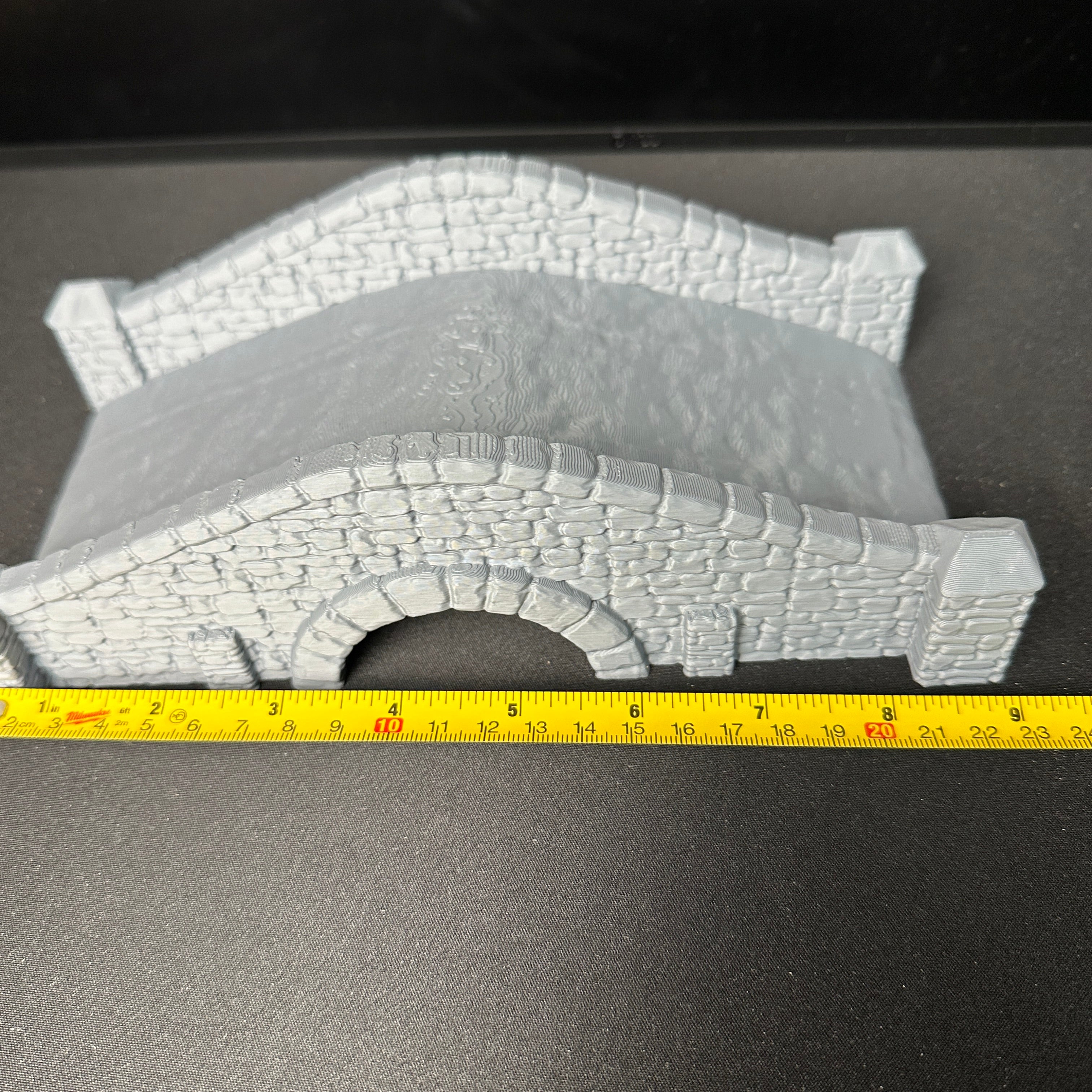 WW2 Stone Bridge 1/32 Scale Model Diorama Terrain Wargaming Figure Accessory