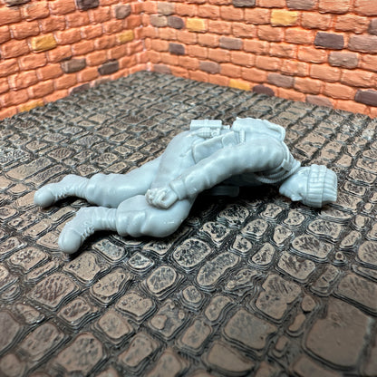 WW2 British Commando Dead 1/32 Scale Toy Soldier Wargaming Figure