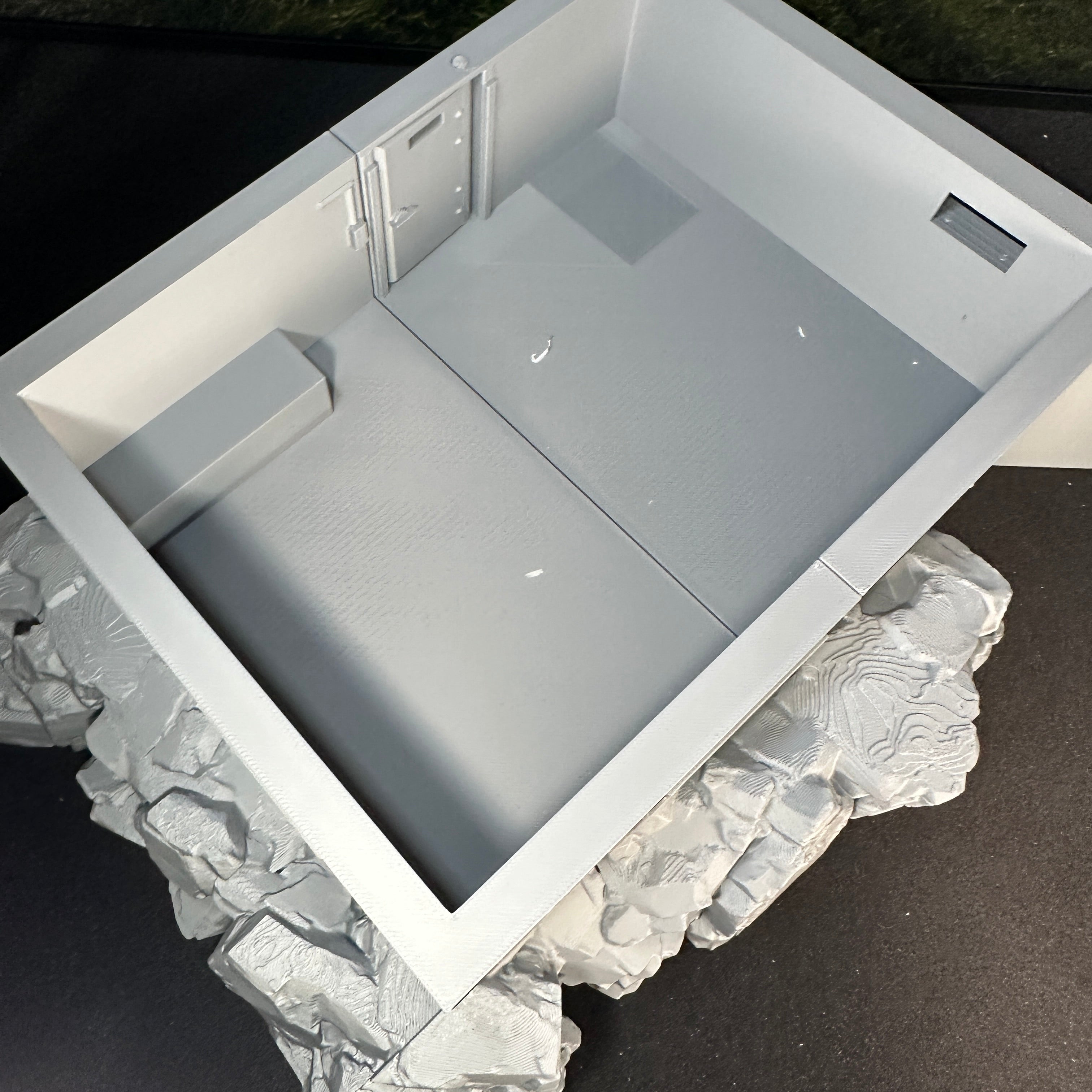DeHelmsman WW2 Coastal Defense Bunker A 1/32 Scale Model Diorama Terrain Wargaming Figure Accessory