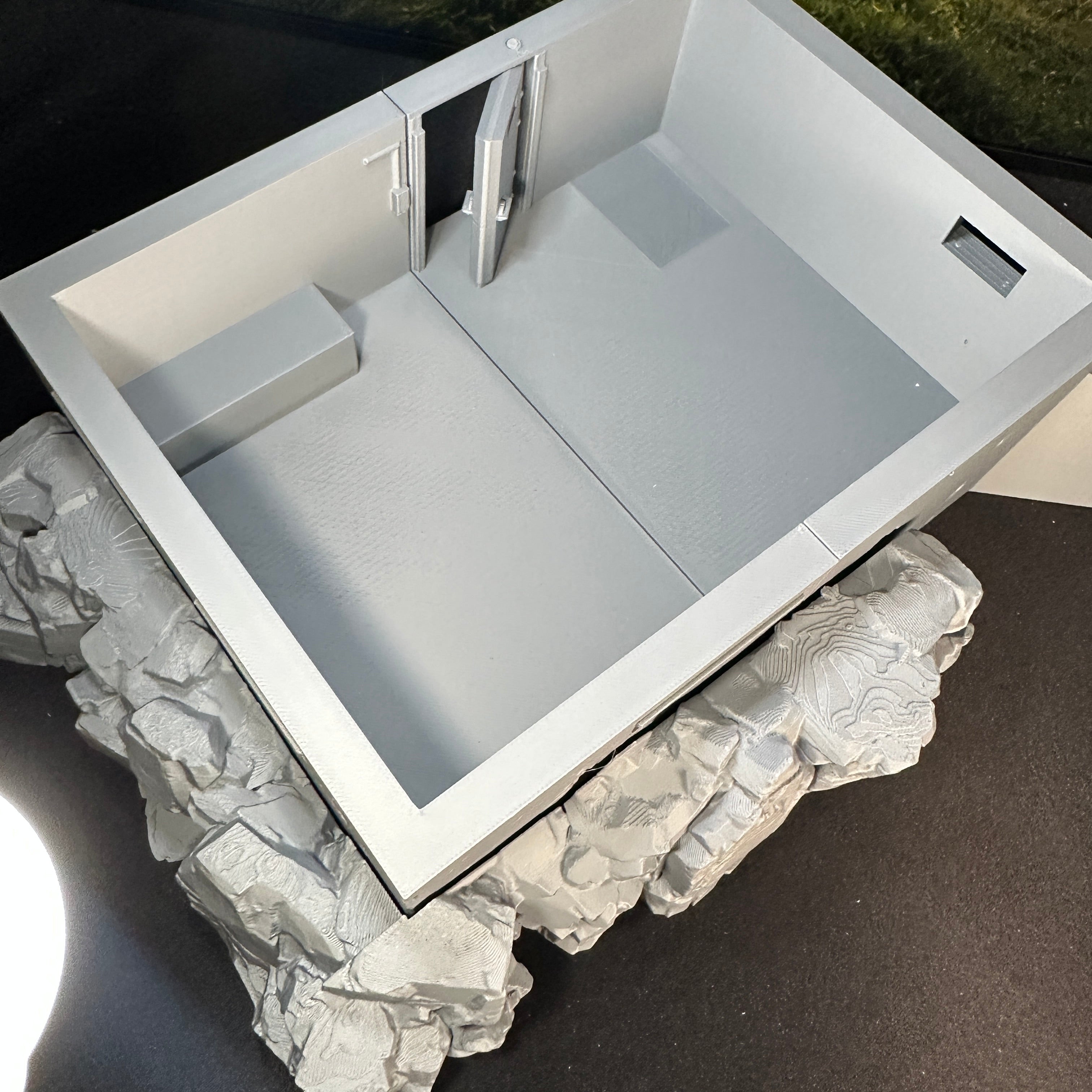 DeHelmsman WW2 Coastal Defense Bunker A 1/32 Scale Model Diorama Terrain Wargaming Figure Accessory