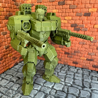 WW2 American Tanker MECH 1/32 Scale Toy Soldier Wargaming Figure