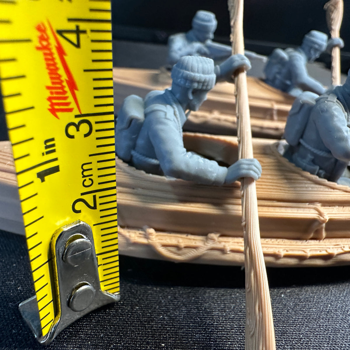 WW2 British Commando Cockleshell Kayak Set 1/32 Scale Toy Soldier Wargaming Figure