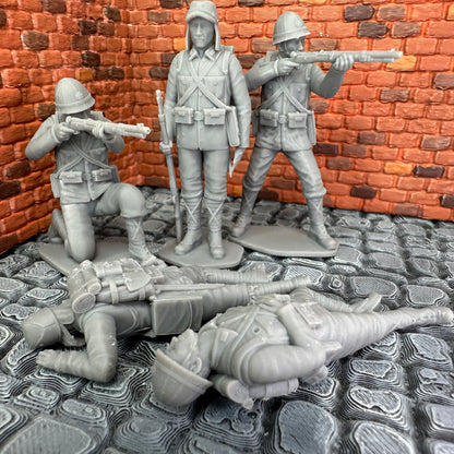 WW2 Japanese Soldier Set 1/32 Scale Wargame Figure