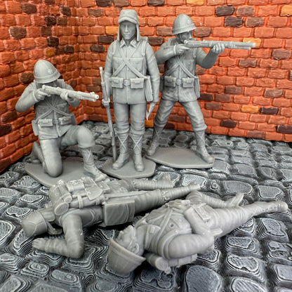 WW2 Japanese Soldier Set 1/32 Scale Wargame Figure
