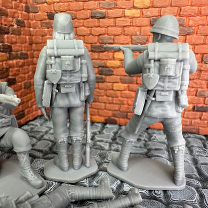 WW2 Japanese Soldier Set 1/32 Scale Wargame Figure