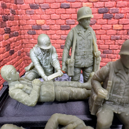 WW2 American Medical Set 1/32 Scale Toy Soldiers Wargaming Figures