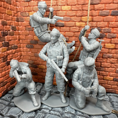 WW2 British Commando Set #1 1/32 Scale Toy Soldier Wargaming Figures (Copy)
