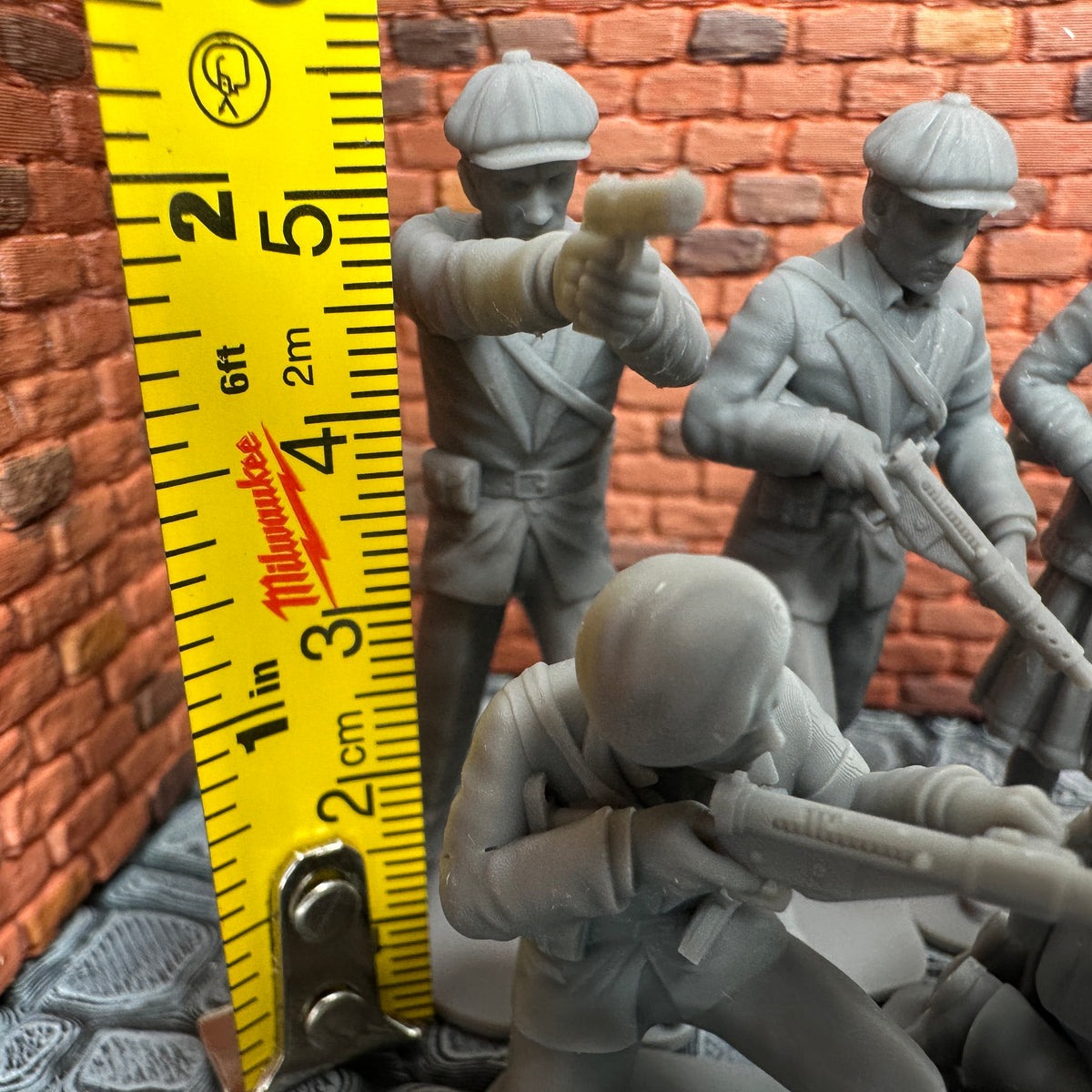 WW2 French Resistance Set 1/32 Scale Toy Soldiers Wargaming Figure