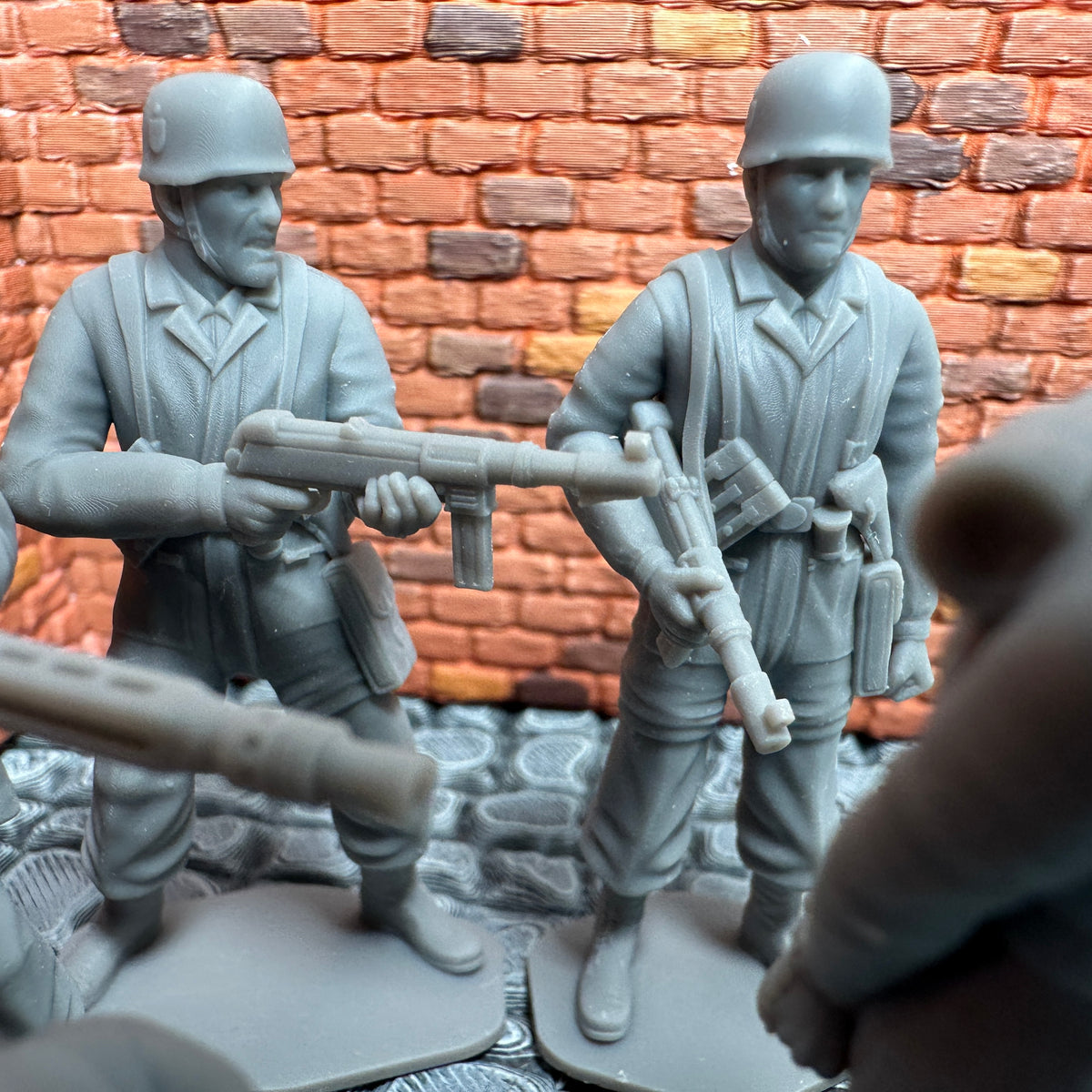 WW2 German Paratrooper Set 2 Toy Soldier 1/32 Scale Wargaming Figures