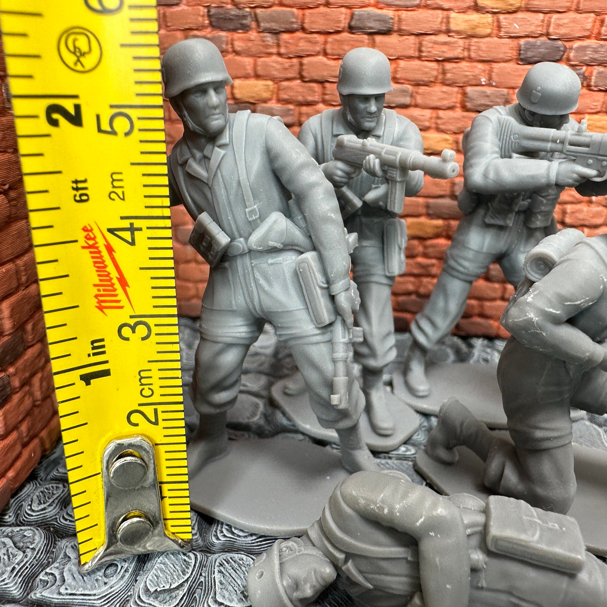 WW2 German Paratrooper Set 1 Toy Soldier 1/32 Scale Wargaming Figures