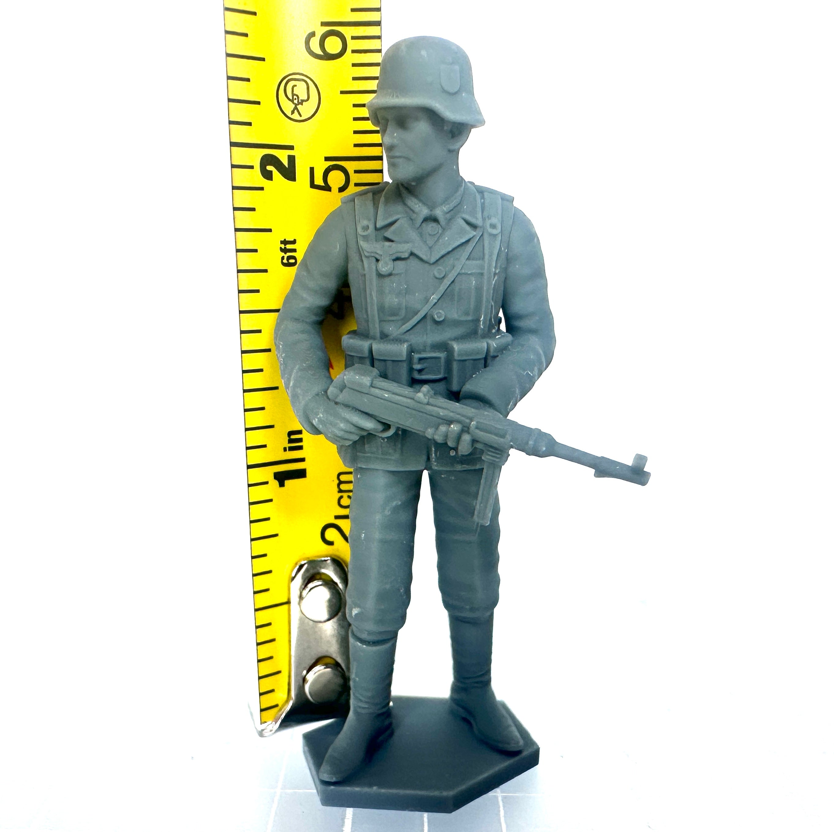 German on Patrol with Sub Machine Gun