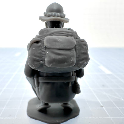 Vietnam NVA Squatting Soldier