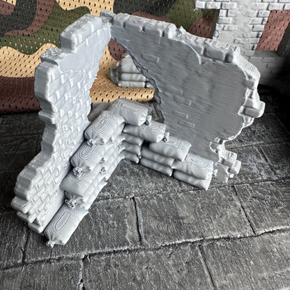 WW2 Blown Wall Section Set