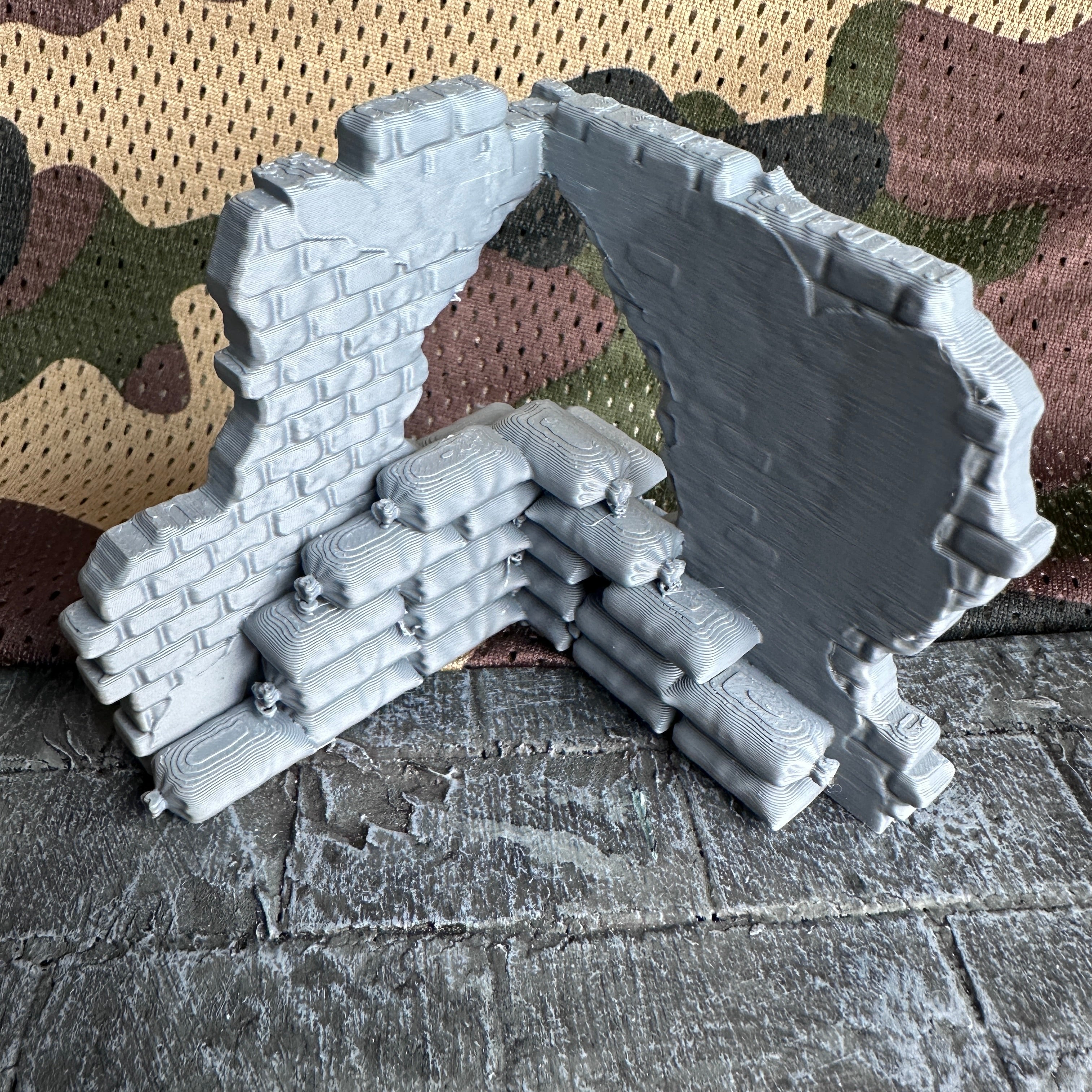 WW2 Blown Wall Section Set