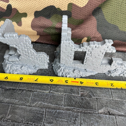 WW2 Blown Wall Section Set