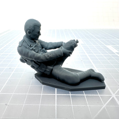 German Soldier Blown-Up Leg