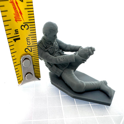 German Soldier Blown-Up Leg