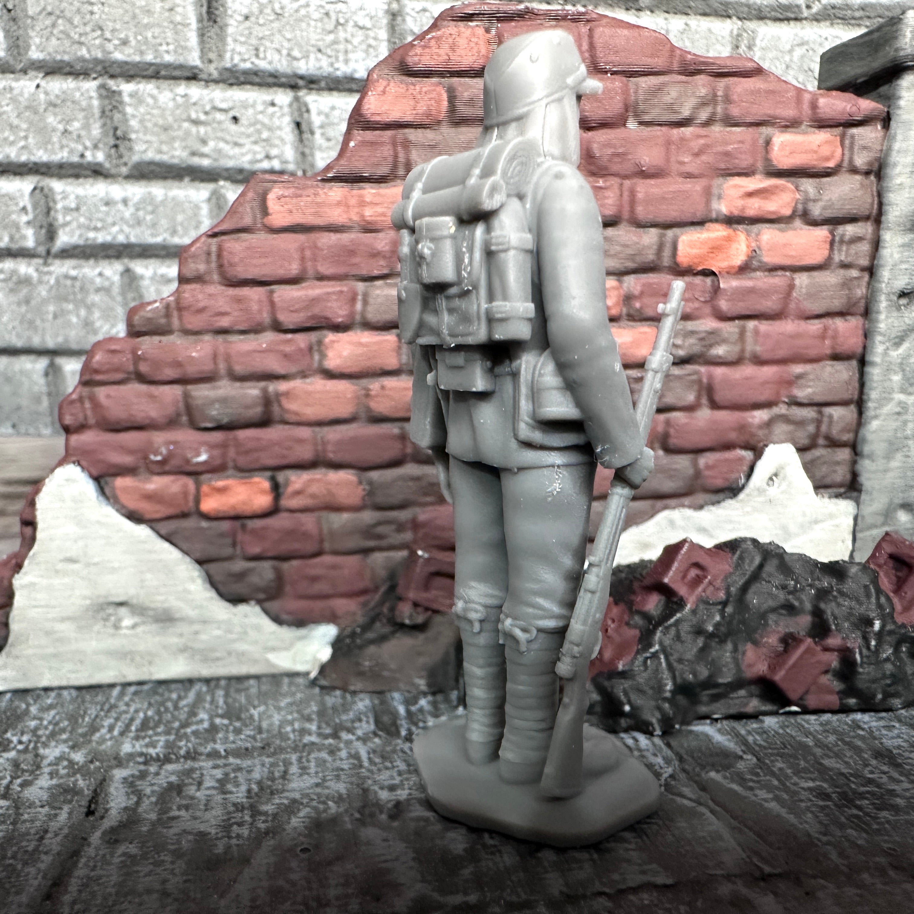 WW2 Japanese Soldier at Attention