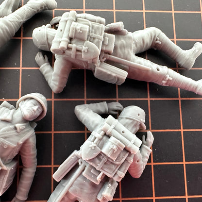 WW2 Japanese Dead Figure Set
