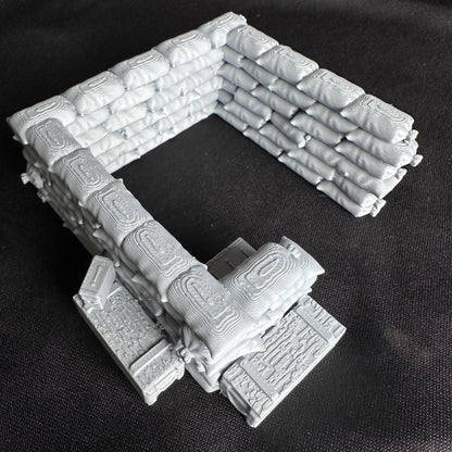 WW2 Sandbag Fortification
