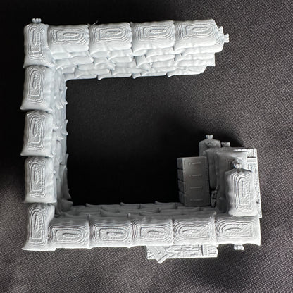 WW2 Sandbag Fortification