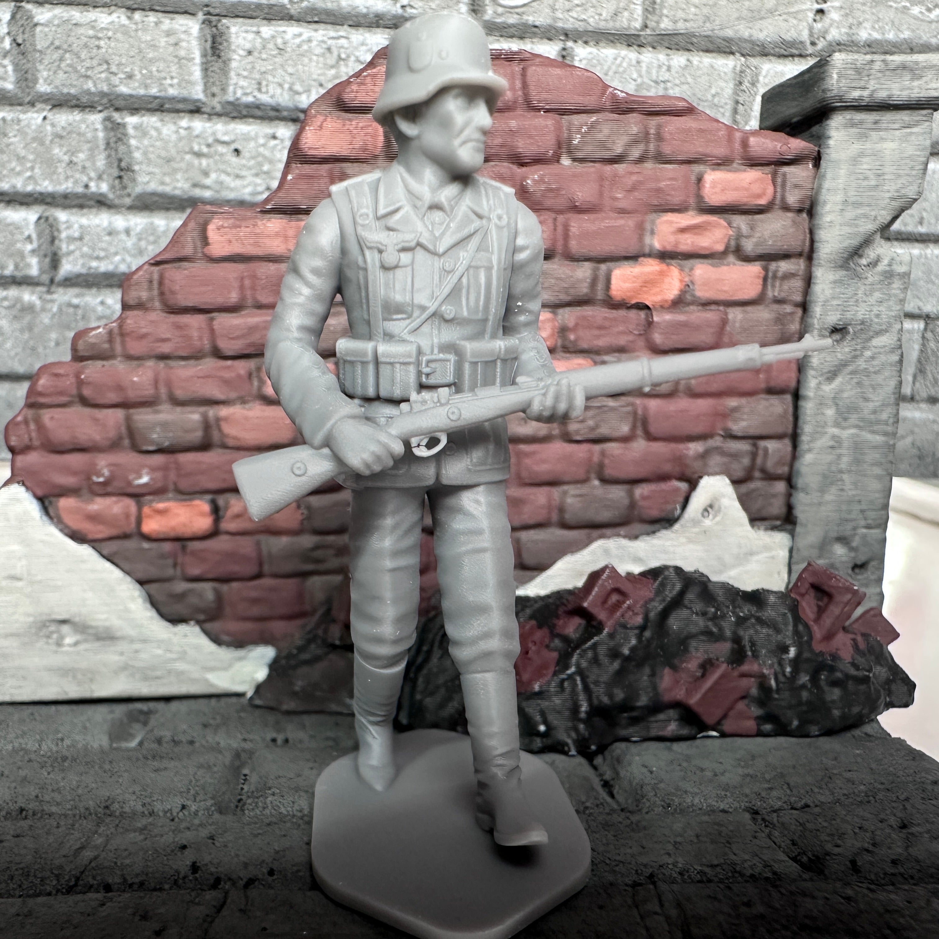 WW2 German Soldier on Patrol