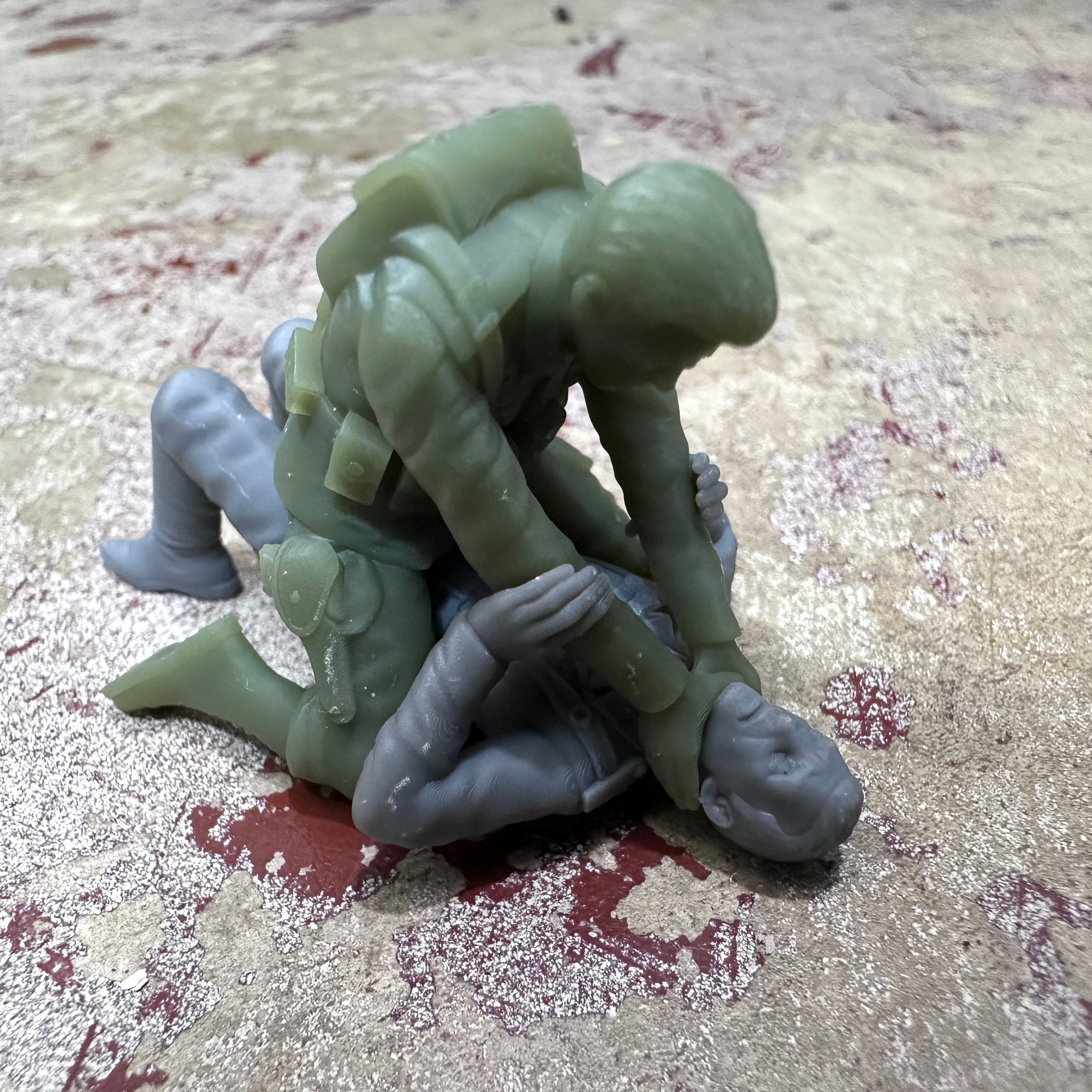 WW2 American vs German Hand Combat