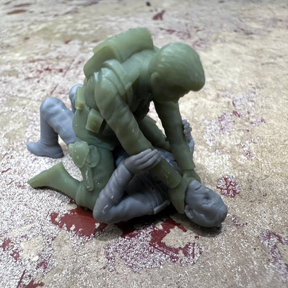 WW2 American vs German Hand Combat