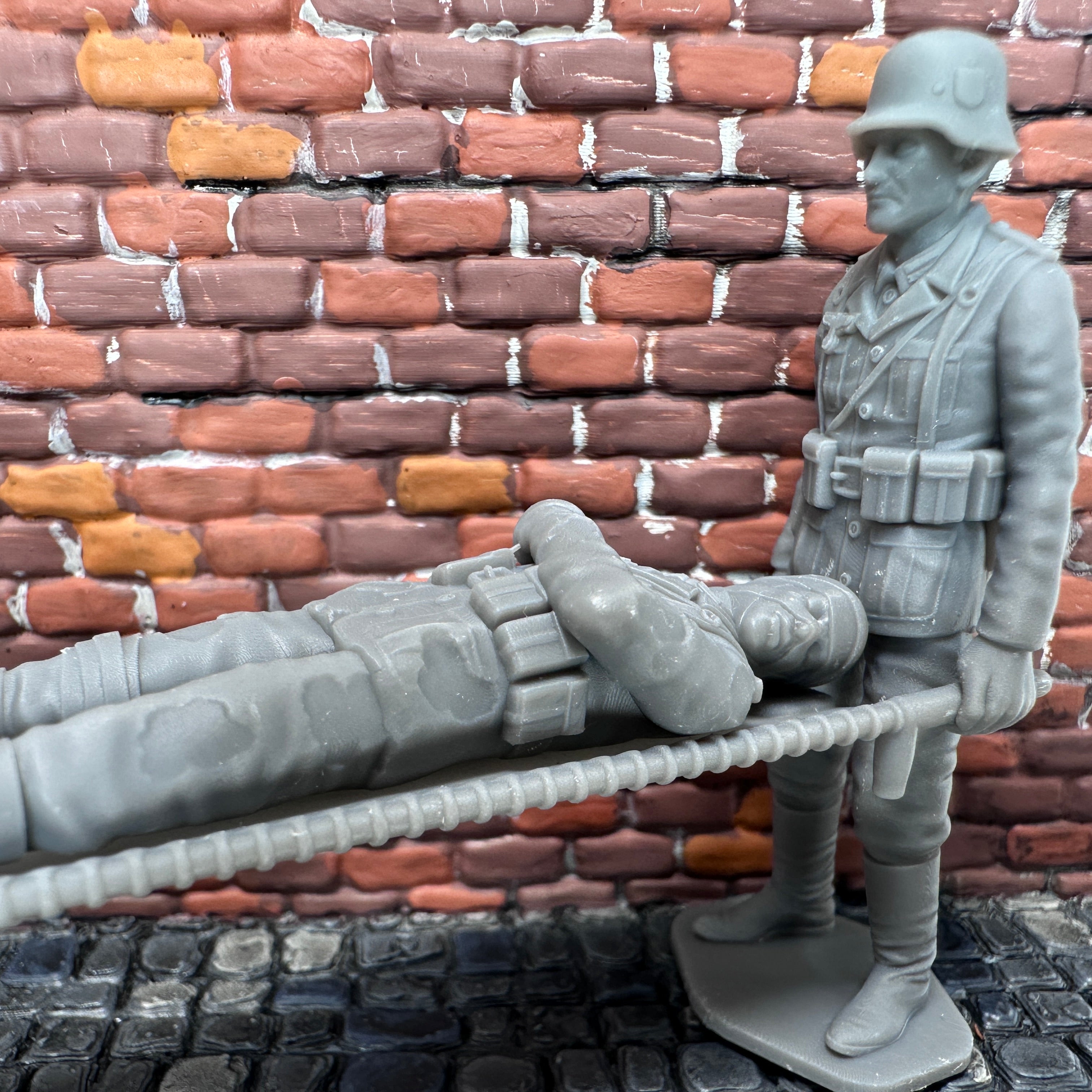 German Medical Stretcher Crew