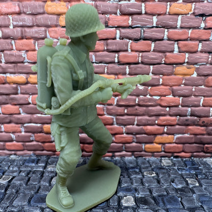 American Soldier with Flame Thrower