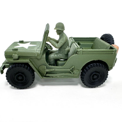 WW2 Rolling Willys Jeep Set 1/32 Scale Military Wargaming Figures