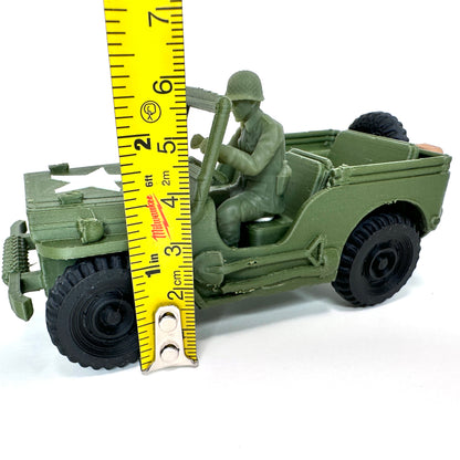 WW2 Rolling Willys Jeep Set 1/32 Scale Military Wargaming Figures